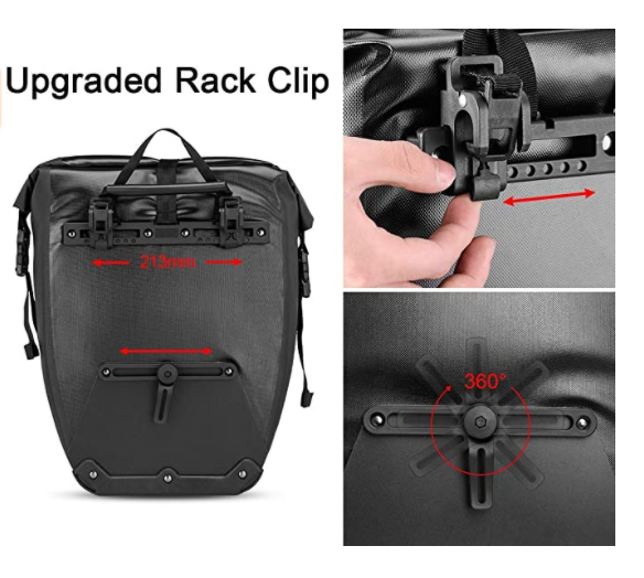 ROCKBROS AS-002-1 Fiets Achtertas Draagtas 27L