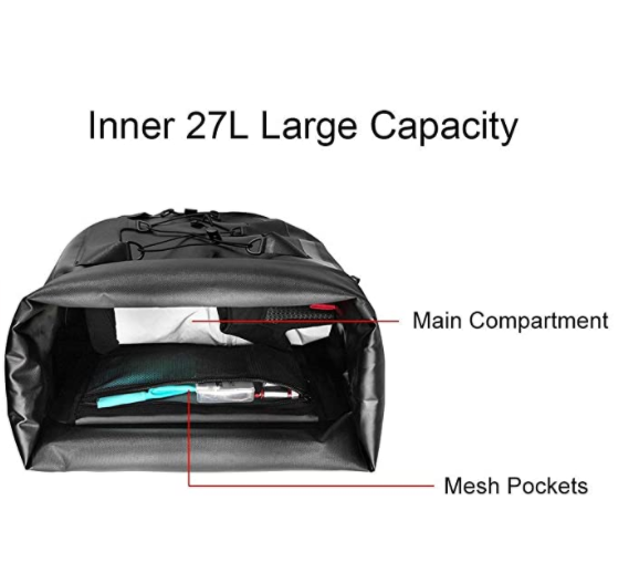 ROCKBROS AS-002-1 Fiets Achtertas Draagtas 27L
