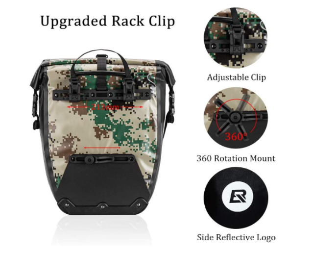 ROCKBROS AS-002-1 Fiets Achtertas Draagtas 27L