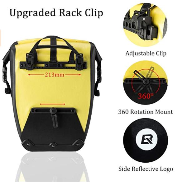ROCKBROS AS-002-1 Fiets Achtertas Draagtas 27L