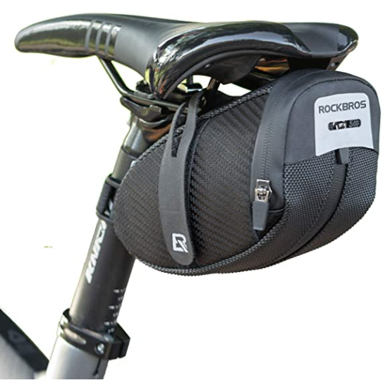 ROCKBROS B74 Zadeltas met Achterlichthouder Fiets Zadel Tas Zwart