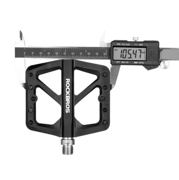 ROCKBROS Nylon Fietspedalen Antislip MTB Platte Pedalen 9/16 Inch 3 Afgedichte Lagers