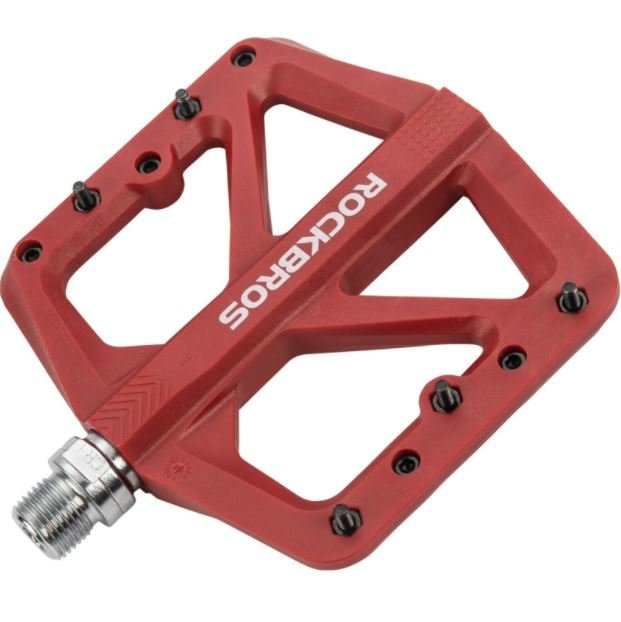 ROCKBROS Nylon Fietspedalen Antislip MTB Platte Pedalen 9/16 Inch 3 Afgedichte Lagers