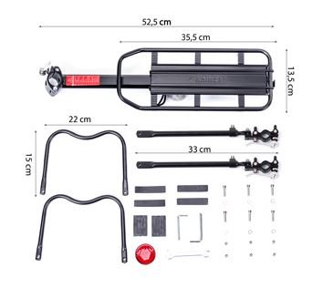 ROCKBROS HJ1009 Fiets Bagagedrager Max. Lading 50kg 24-29 inch