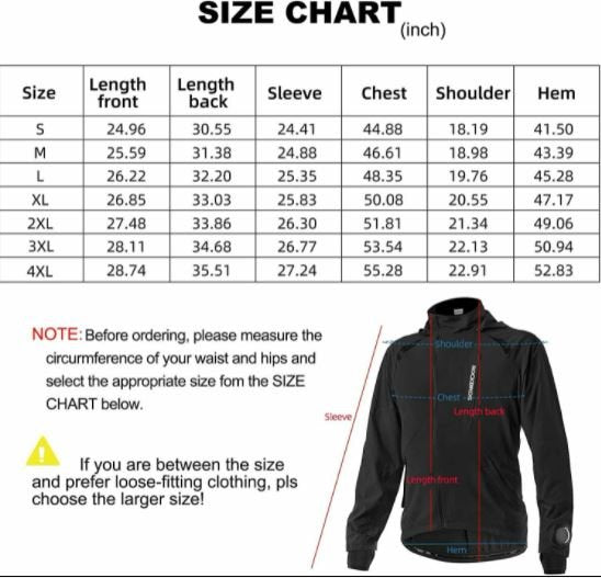 ROCKBROS Fietsjas 3 in 1 Afneembare Jas Vest Dames / Heren Fietsen