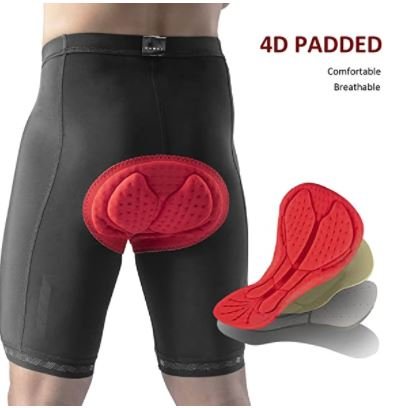 ROCKBROS korte fietsbroek luchtdoorlaatbaar elastisch sneldrogend met 3D zitkussen