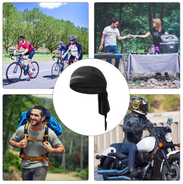 ROCKBROS LKPJ009 Fietshelm bandana pet zwart