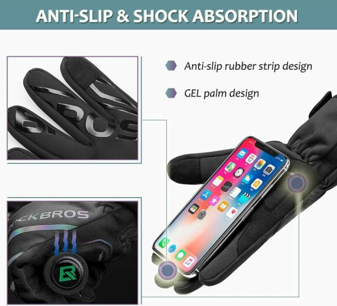 ROCKBROS Motor Winter Fietshandschoenen Dames / Heren Loophandschoenen