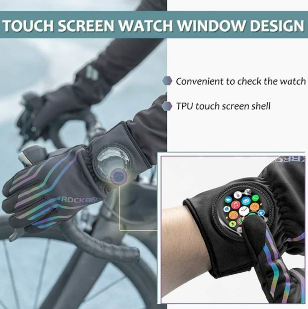 ROCKBROS Motor Winter Fietshandschoenen Dames / Heren Loophandschoenen
