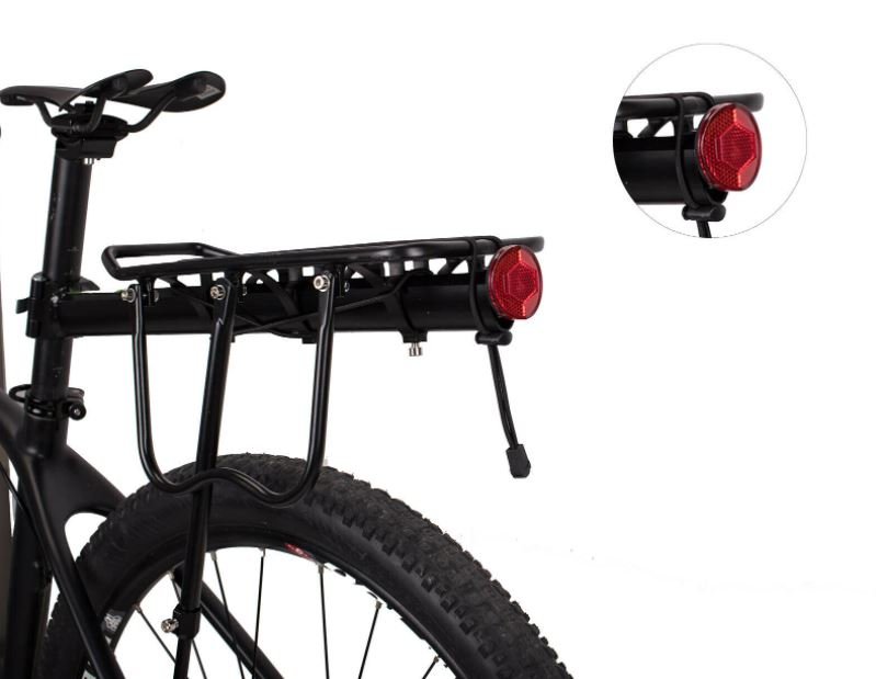ROCKBROS MTB fietsendrager met reflector semi quick release max.50kg aluminium