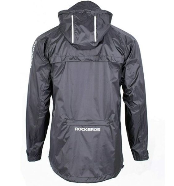 ROCKBROS regenjas waterdichte regenjas heren dames unisex zwart