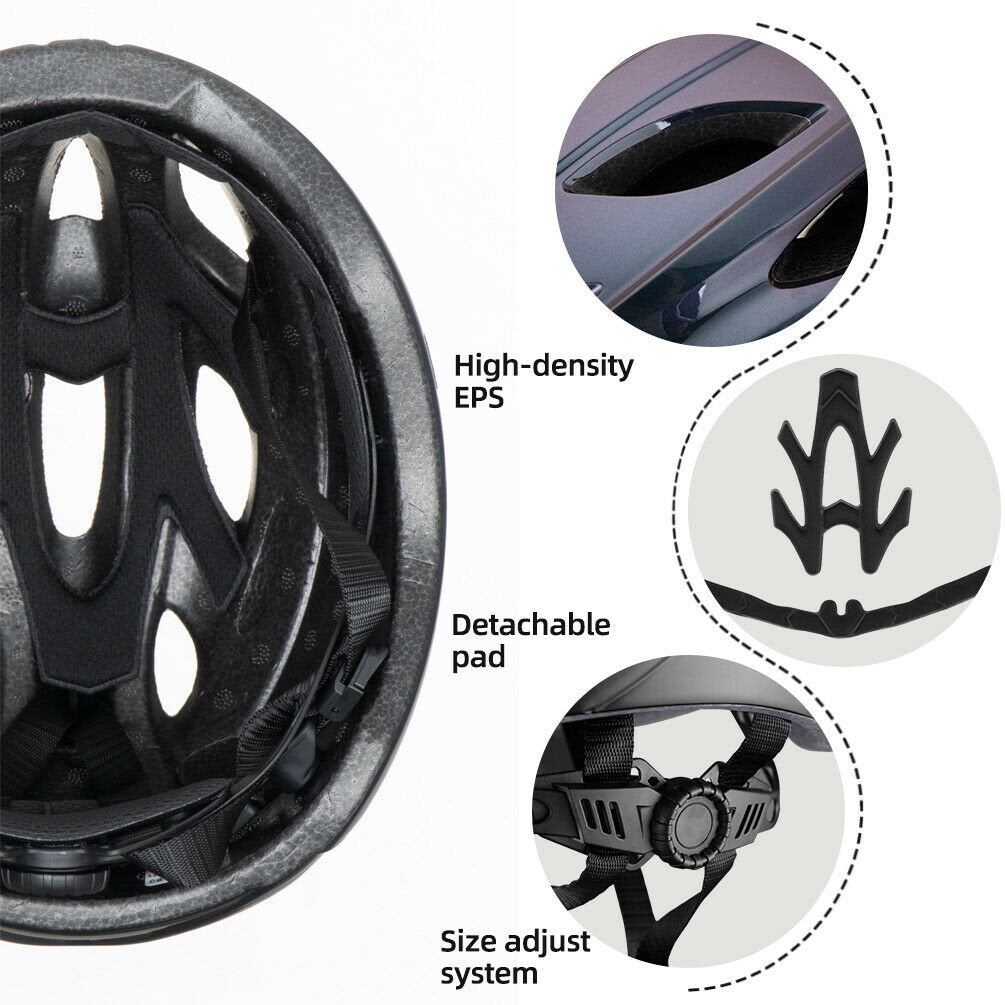 ROCKBROS Racefiets Helm TT-16-C met bril
