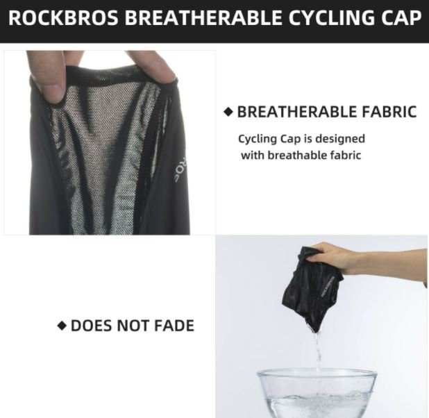ROCKBROS bivakmuts luchtdoorlaatbare motorbandana SPF50 + zomerijszijde 3 kleuren
