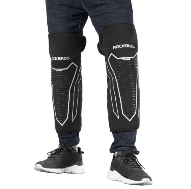ROCKBROS TT009L Kniebeschermers Thermische Kniewarmer 1 Paar