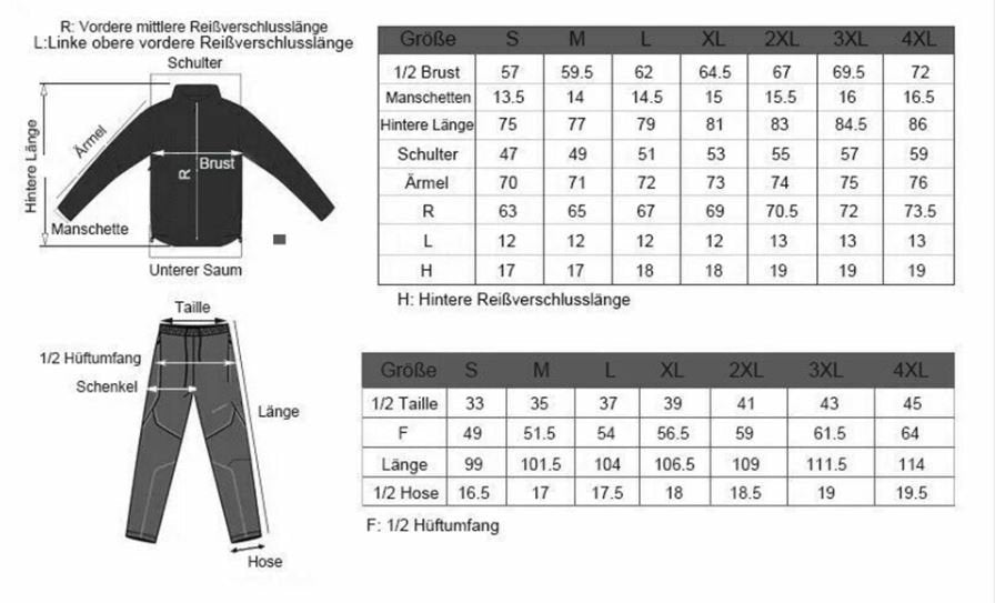 ROCKBROS Winter Fietsen jas broek set