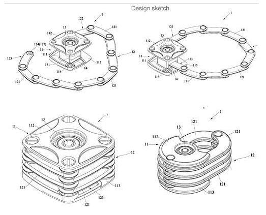 ROCKBROS WL798BK Anti-Diefstal Mini Plooibaar Slot Plooifietsslot Zwart