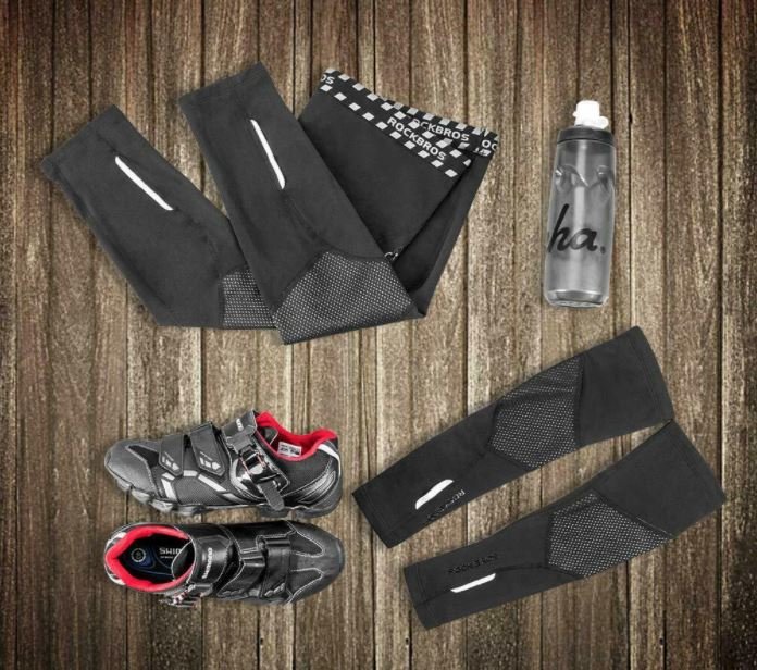 ROCKBROS XT019BK Fiets Armwarmers Warm Reflecterend S-3XL