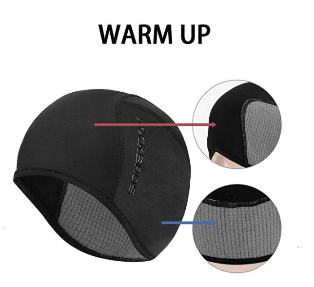 ROCKBROS YPP002 Gehelmde wielerpet, winter gebreide pet