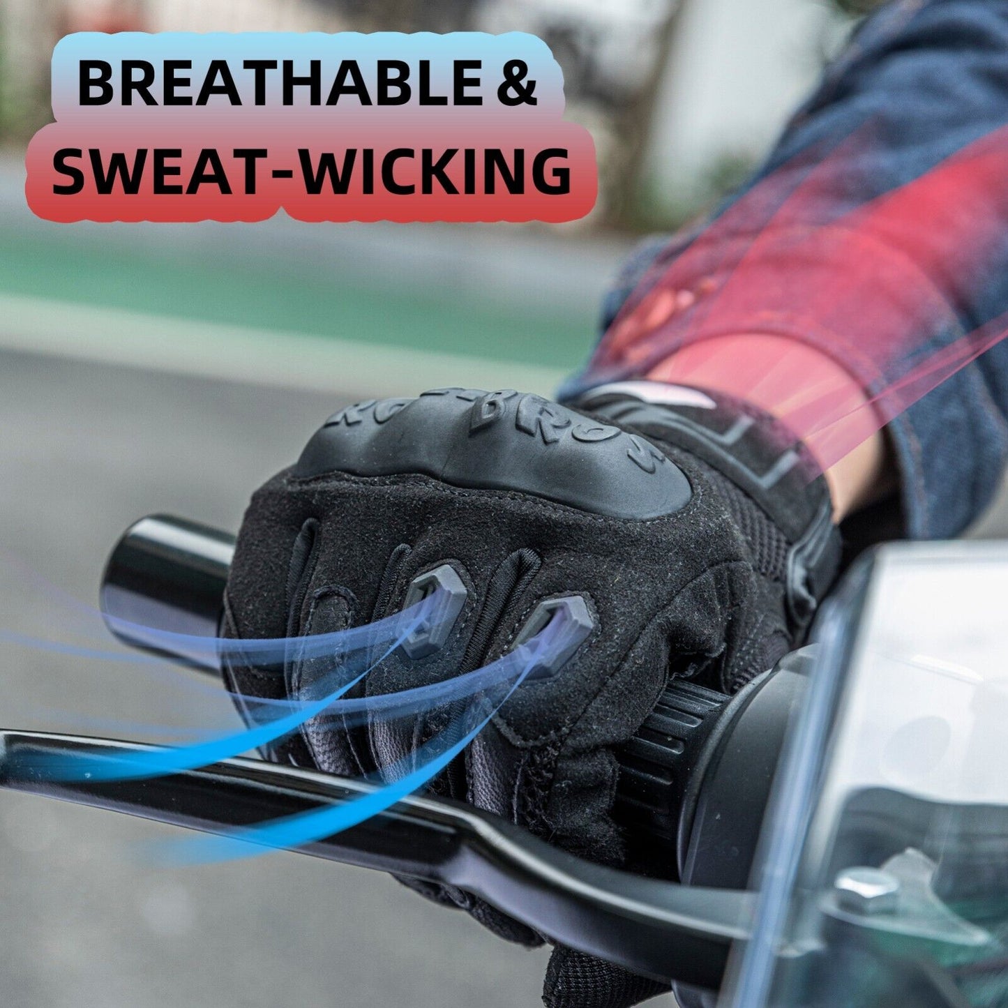 ROCKBROS winter motorhandschoenen touchscreen fietsen warm