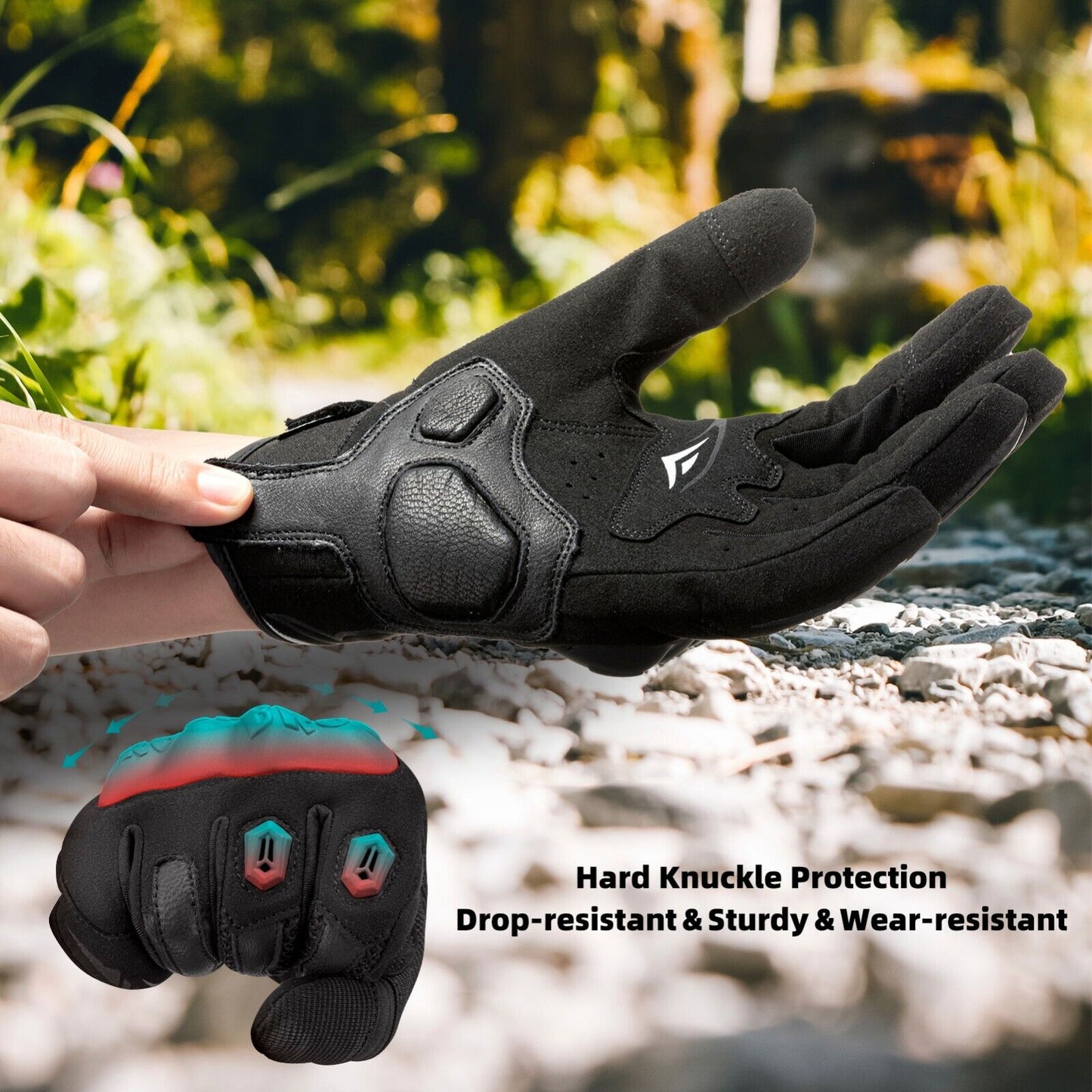 ROCKBROS winter motorhandschoenen touchscreen fietsen warm