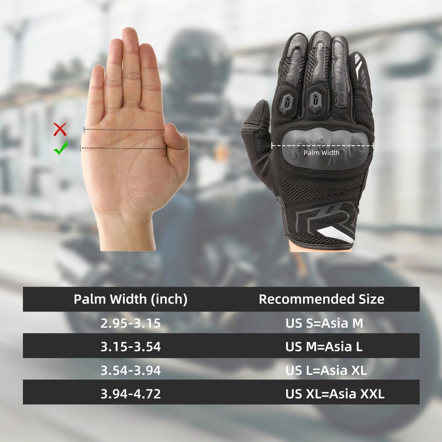ROCKBROS winter motorhandschoenen touchscreen fietsen warm
