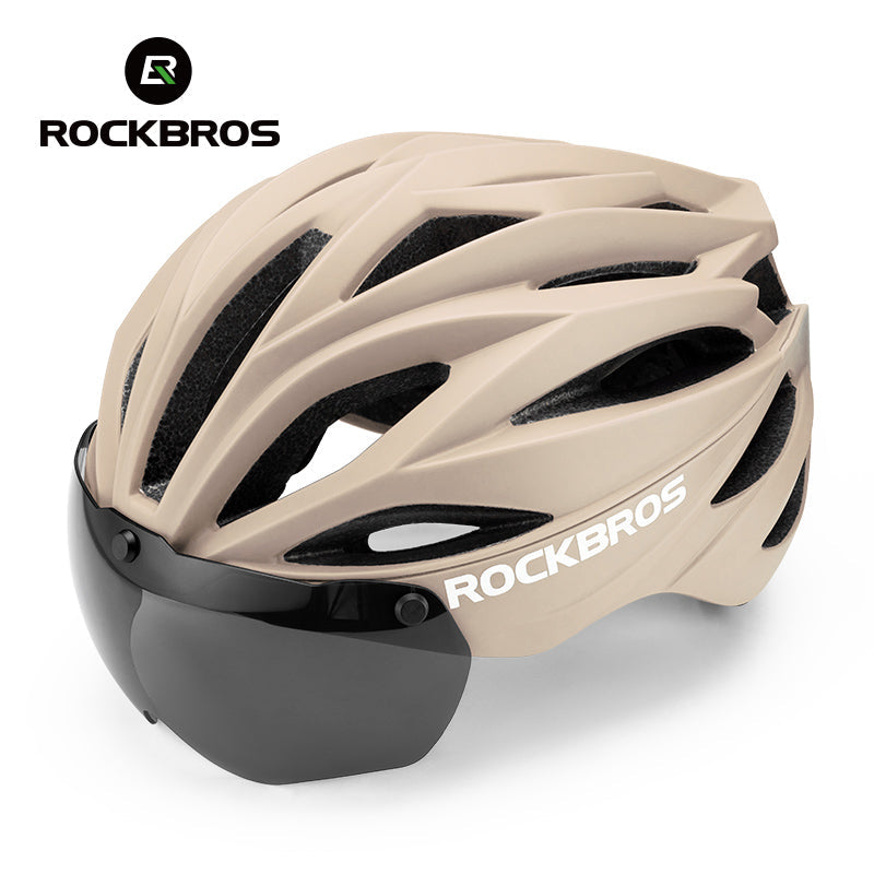 ROCKBROS Fietshelm Magnetische Afneembare MTB Helm met Visier