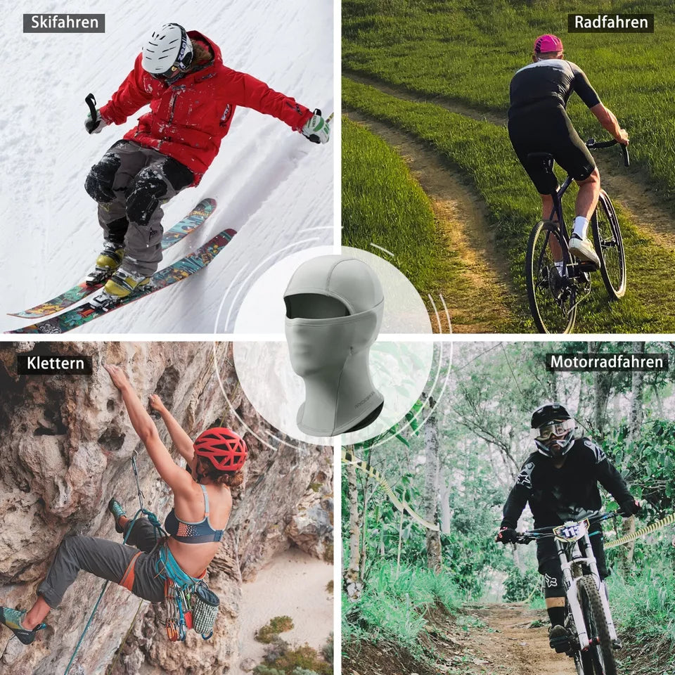 ROCKRBOS Kinderbivakmuts Winterbivakmuts Warme ski-gezichtsbedekking Hardlopen
