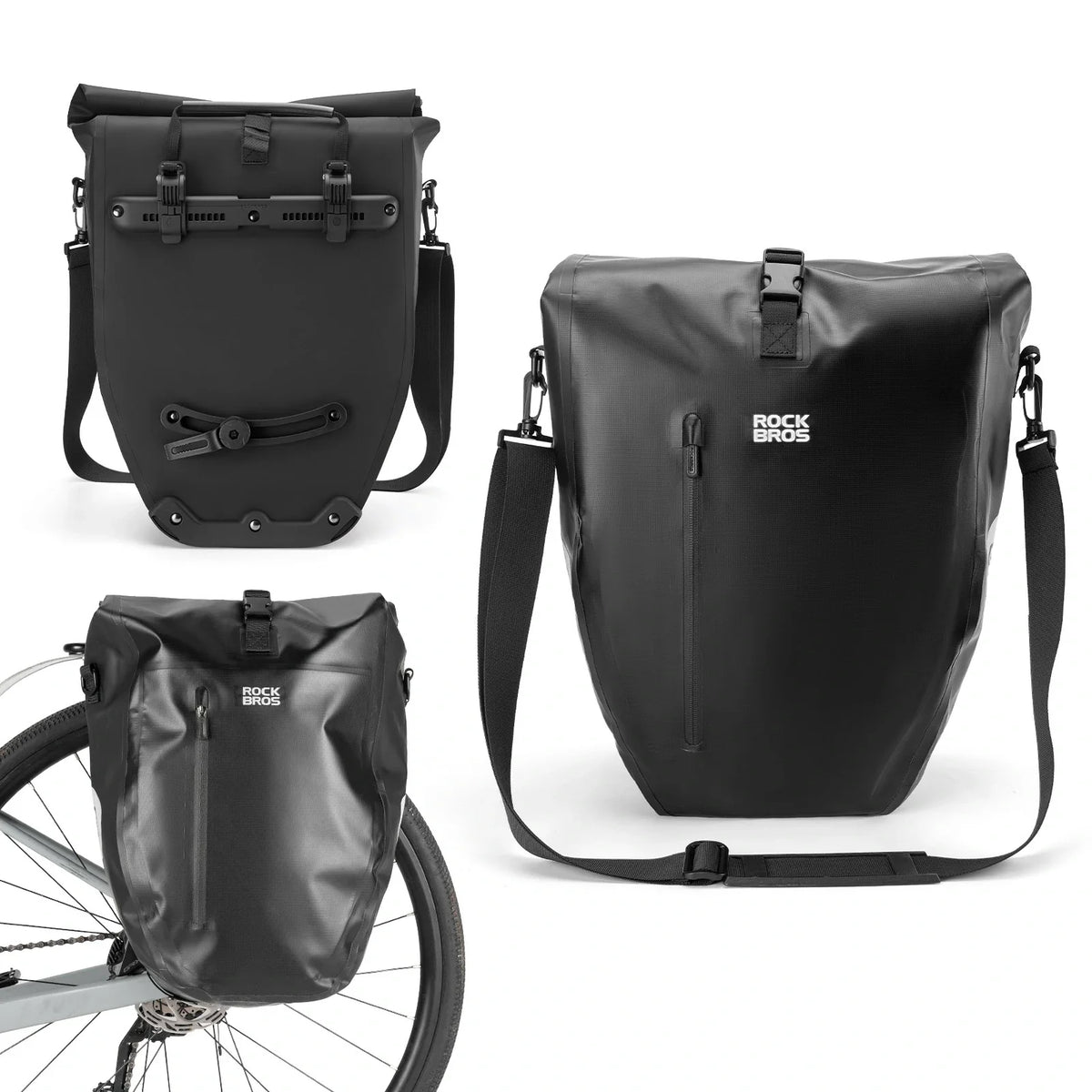 ROCKBROS 15L-20L Fiets Bagagedragertas 3-in-1