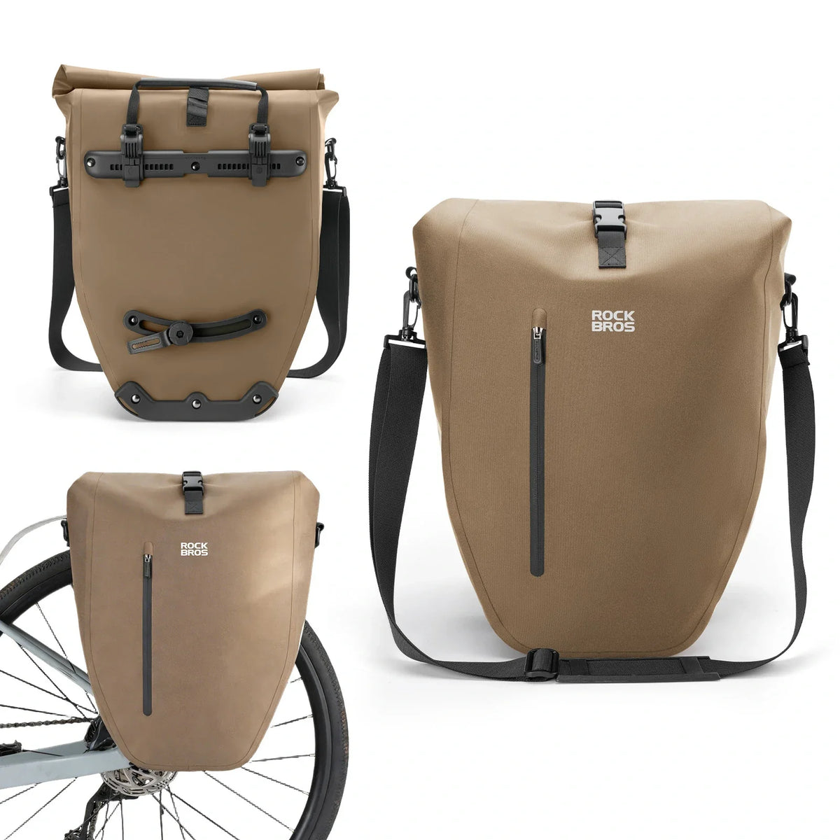 ROCKBROS 15L-20L Fiets Bagagedragertas 3-in-1