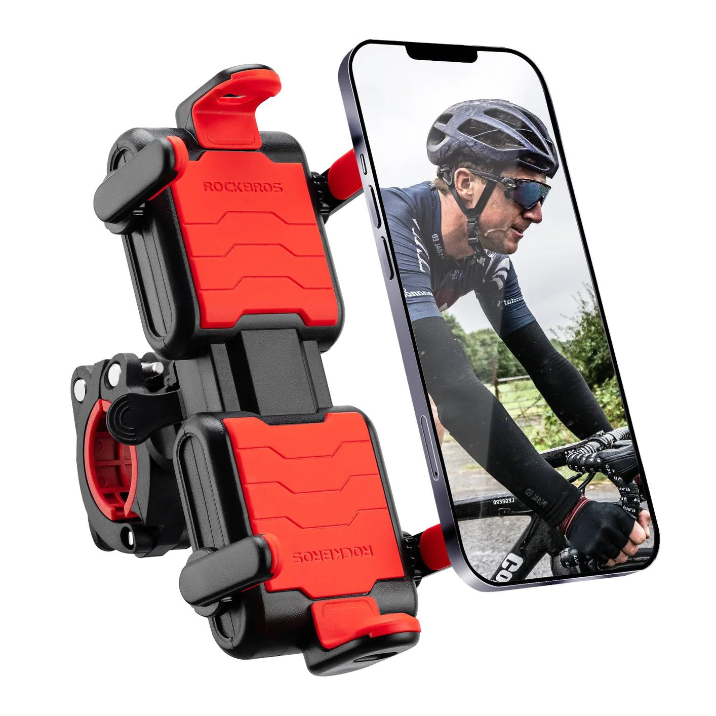 ROCKBROS fiets-gsm-houder motorhouder stuur 360° universele smartphone