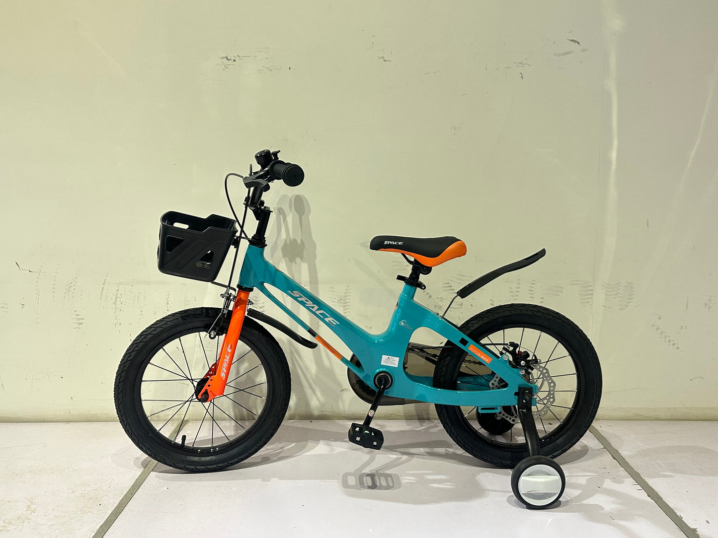 SKYS kinderfiets van 3 t/m 9 jaar 14/16/18 inch blauw oranje