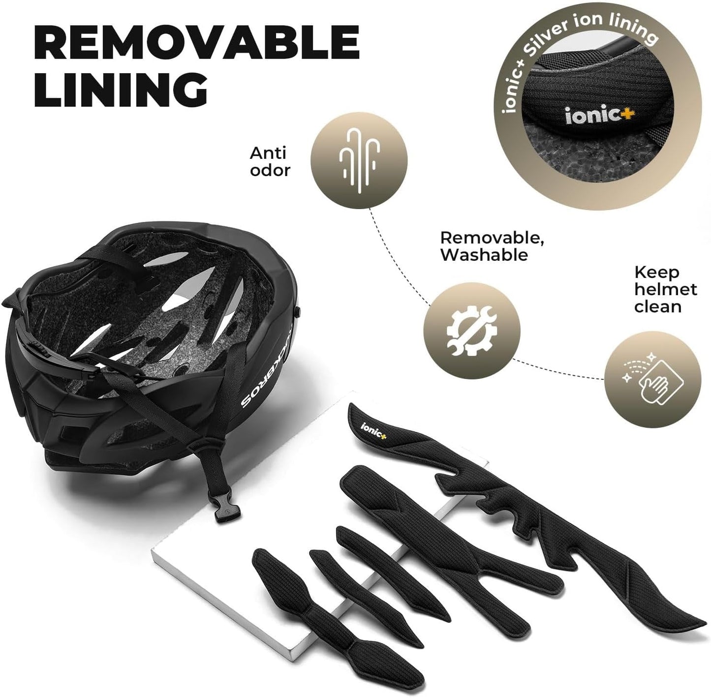 ROCKBROS Fietshelm voor volwassenen met vizier Magnetisch afneembaar Ademend Verstelbaar voor heren en dames 58-62 cm