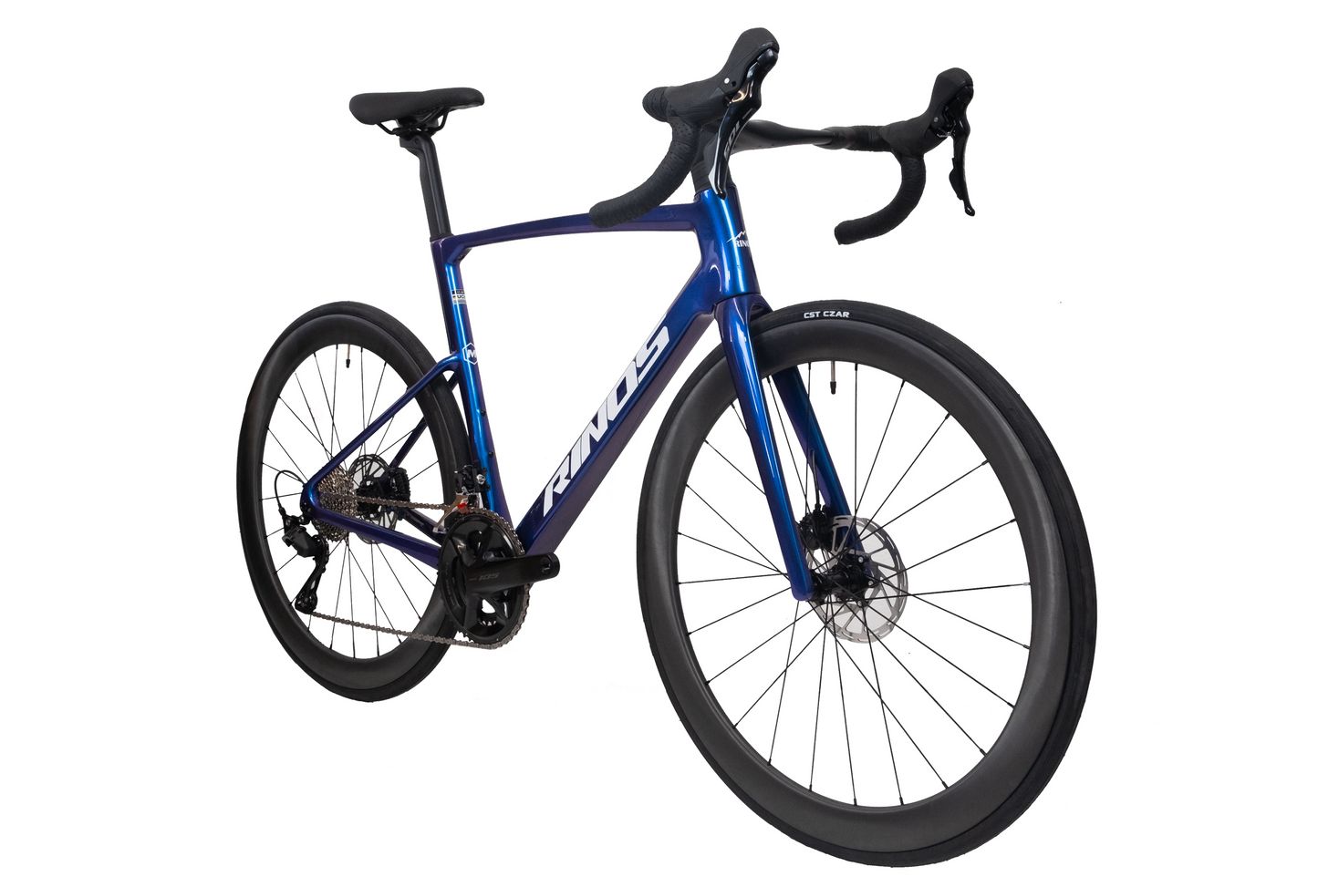 RINOS Volledig carbon racefiets Odin 4.1 Shimano 105 ST-R7120 24 versnellingen