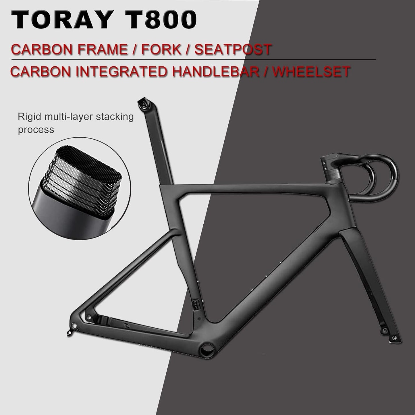 RINOS Carbon Gravel Fiets Sandman3.0 Shimano R7000