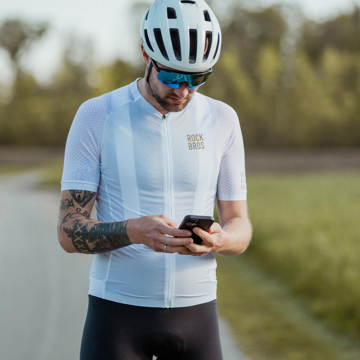 ROCKBROS Heren Korte Mouw High-Performance Fietstricot Jersey voor MTB & Racefiets