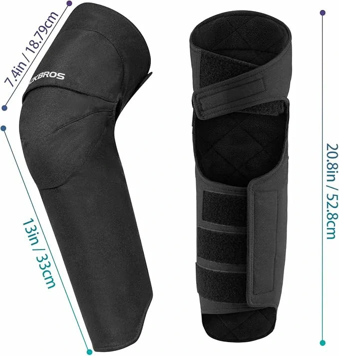 ROCKBROS Beenwarmers Kniebescherming Winter 1 Paar Kniebeschermers Fleece Winddicht