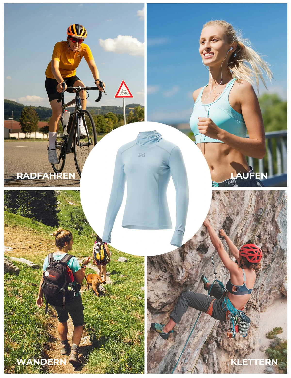 ROCKBROS Dames Fietstrui met lange mouwen
