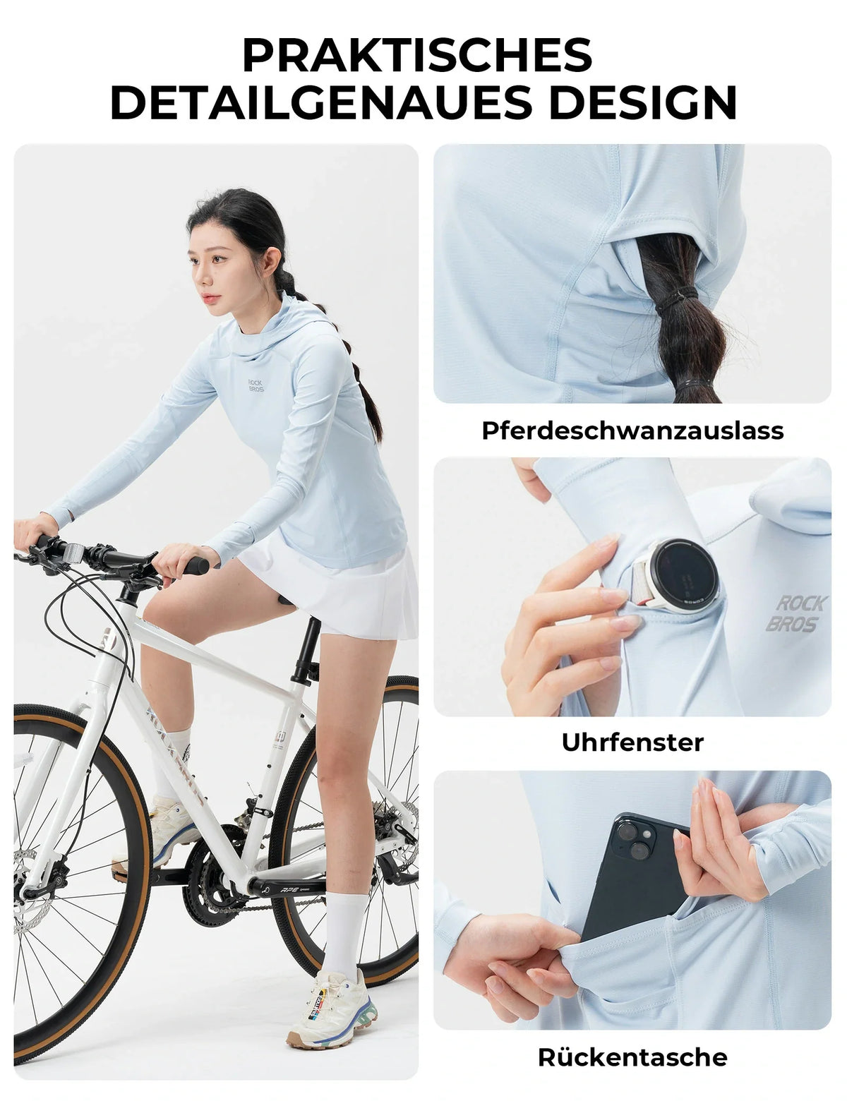 ROCKBROS Dames Fietstrui met lange mouwen