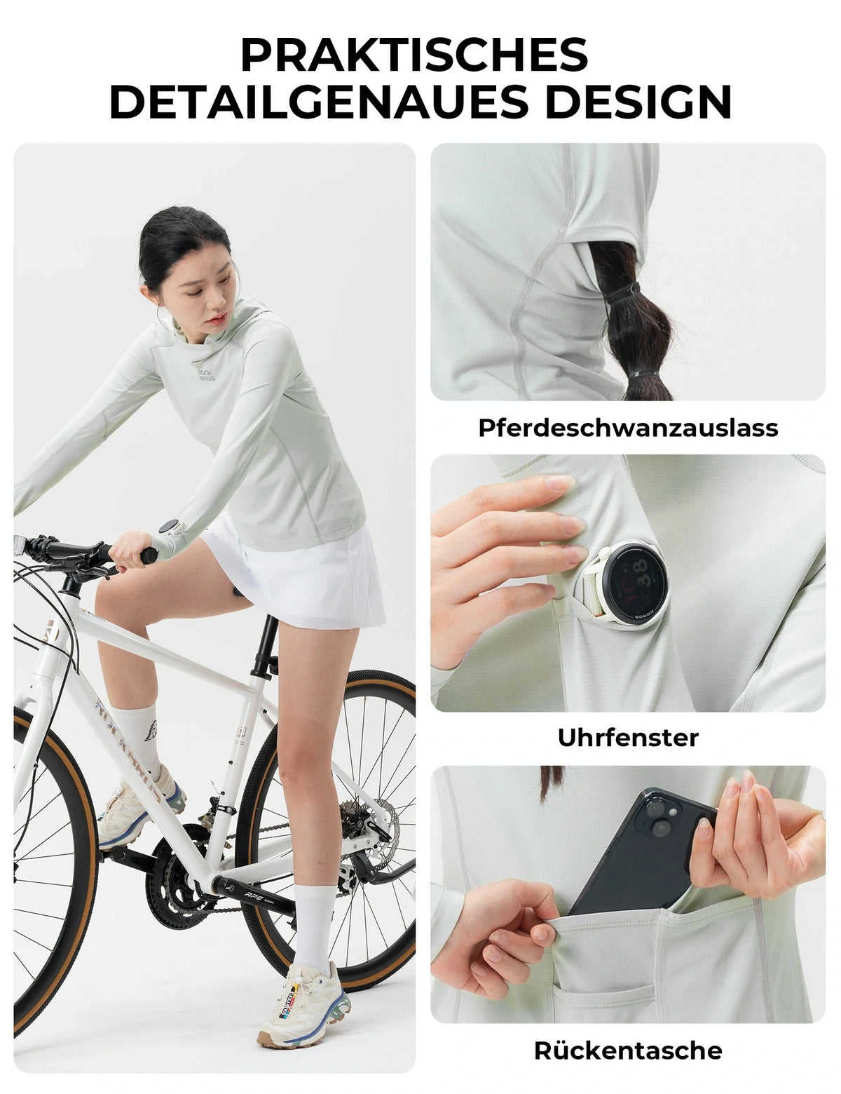 ROCKBROS Dames Fietstrui met lange mouwen
