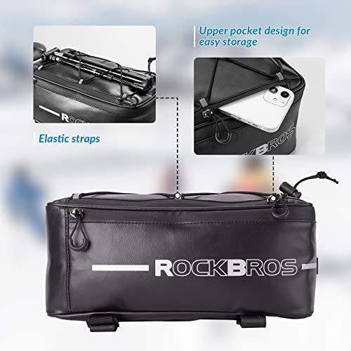 ROCKBROS Fiets Bagagedrager Tas Reflecterend 5,2L-8L met Regenhoes