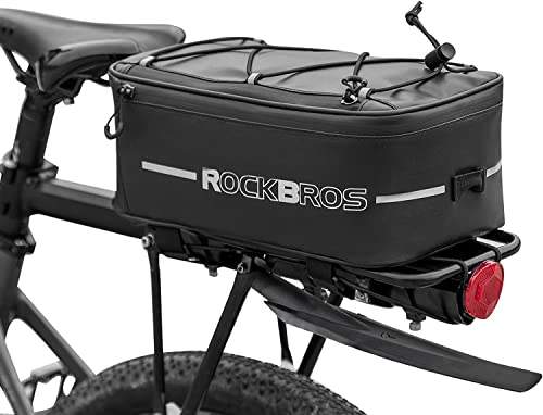 ROCKBROS Fiets Bagagedrager Tas Reflecterend 5,2L-8L met Regenhoes