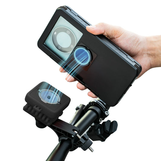 ROCKBROS Fiets Telefoonhouder Magnetisch, 4,7–6,9 inch Smartphones, Stuurhouder 22,2–31,8 mm