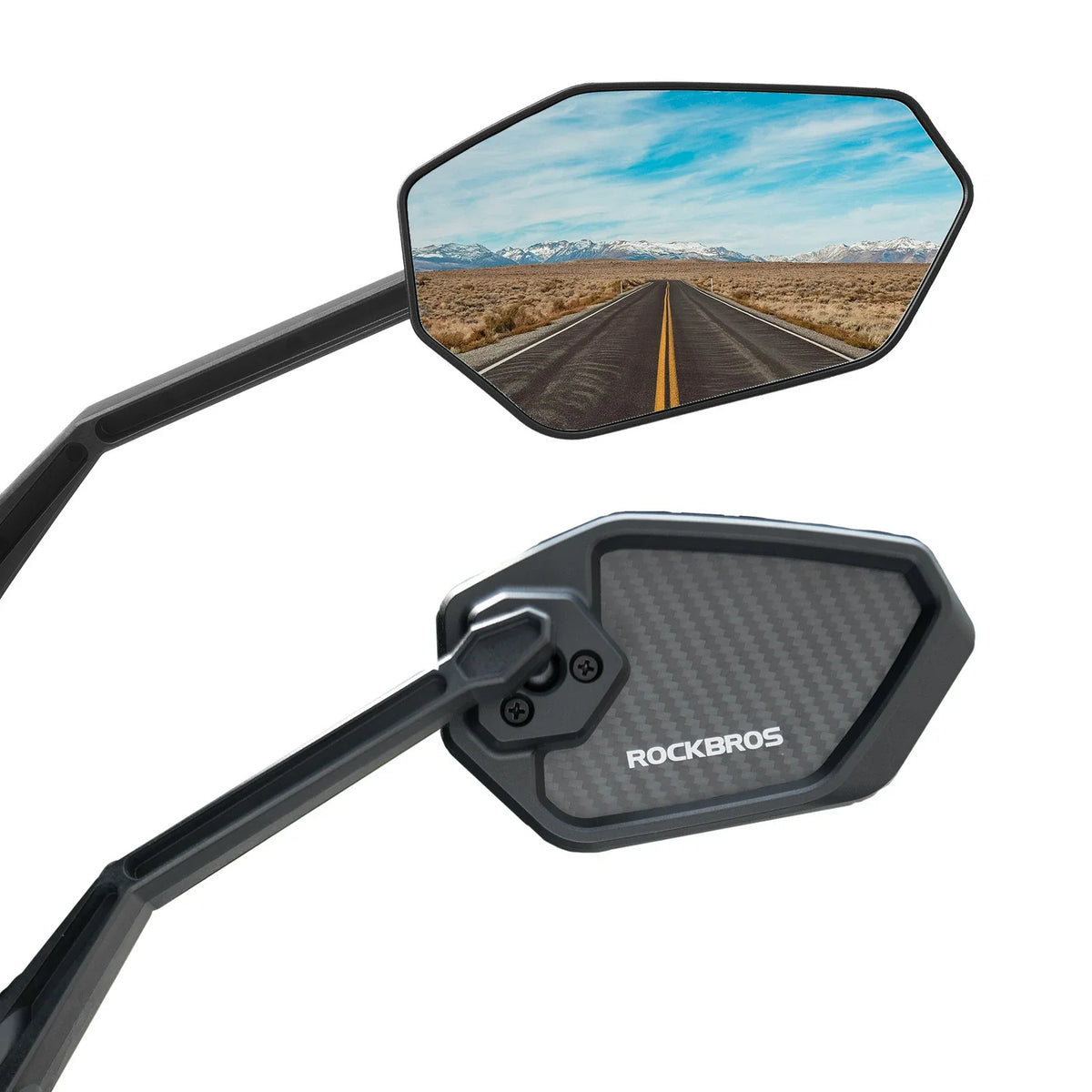 ROCKBROS Fiets achteruitkijkspiegel fietsspiegel voor stuur 20–23 mm