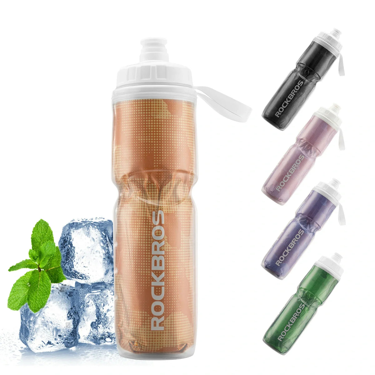 ROCKBROS Fiets Drinkfles 670ML Drukbaar
