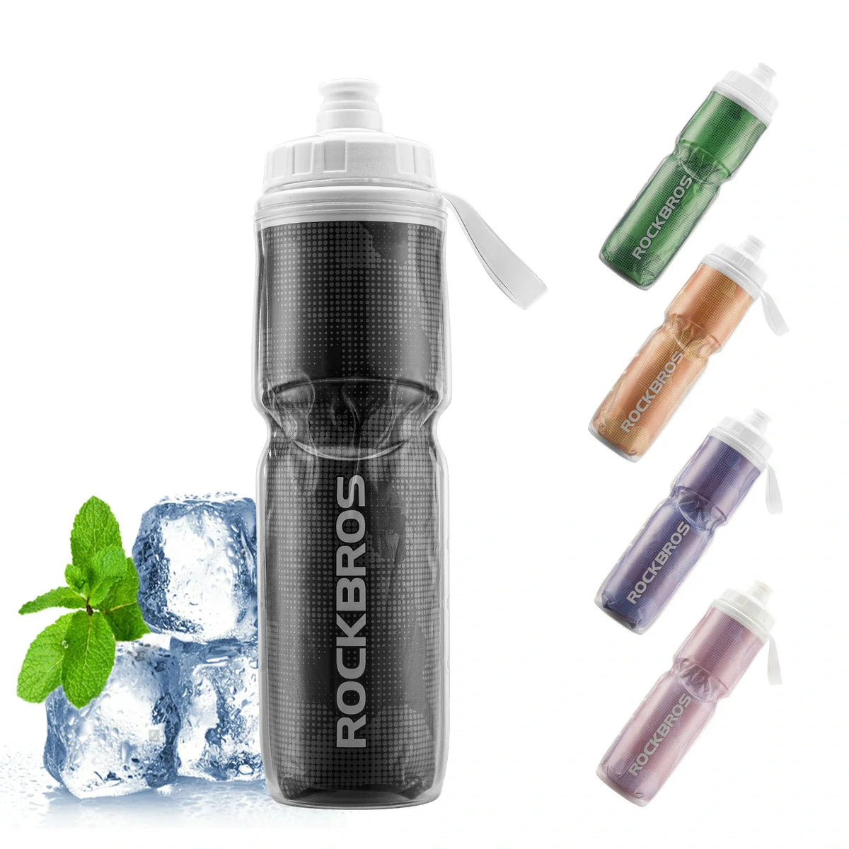 ROCKBROS Fiets Drinkfles 670ML Drukbaar