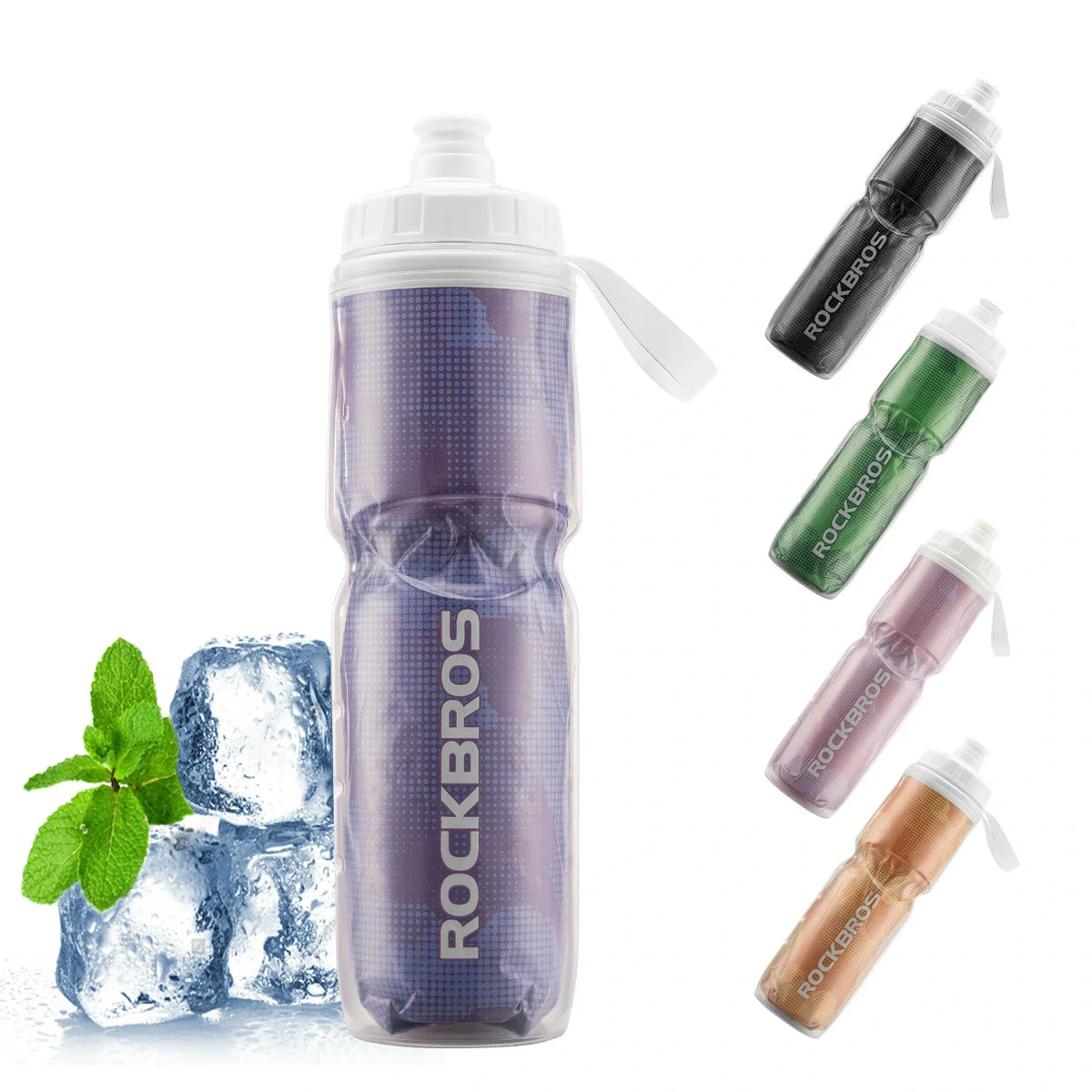 ROCKBROS Fiets Drinkfles 670ML Drukbaar