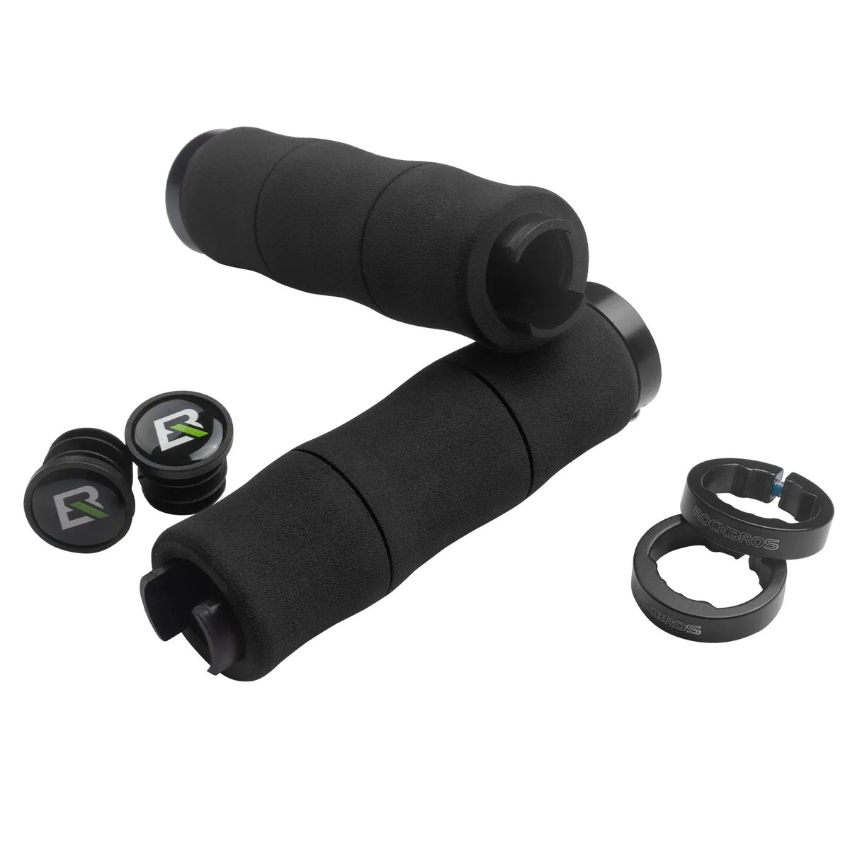 ROCKBROS Fietsgrepen antislip EVA schuim fiets stuur grepen met aluminium 22MM