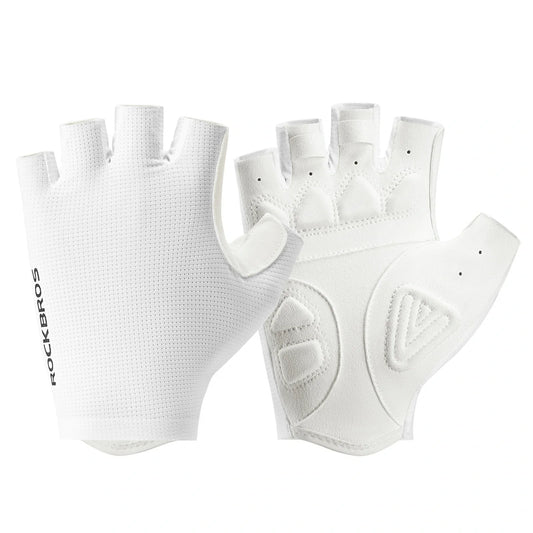 ROCKBROS Fietshandschoenen halve vingers met schokdempende SBR-vulling - S396