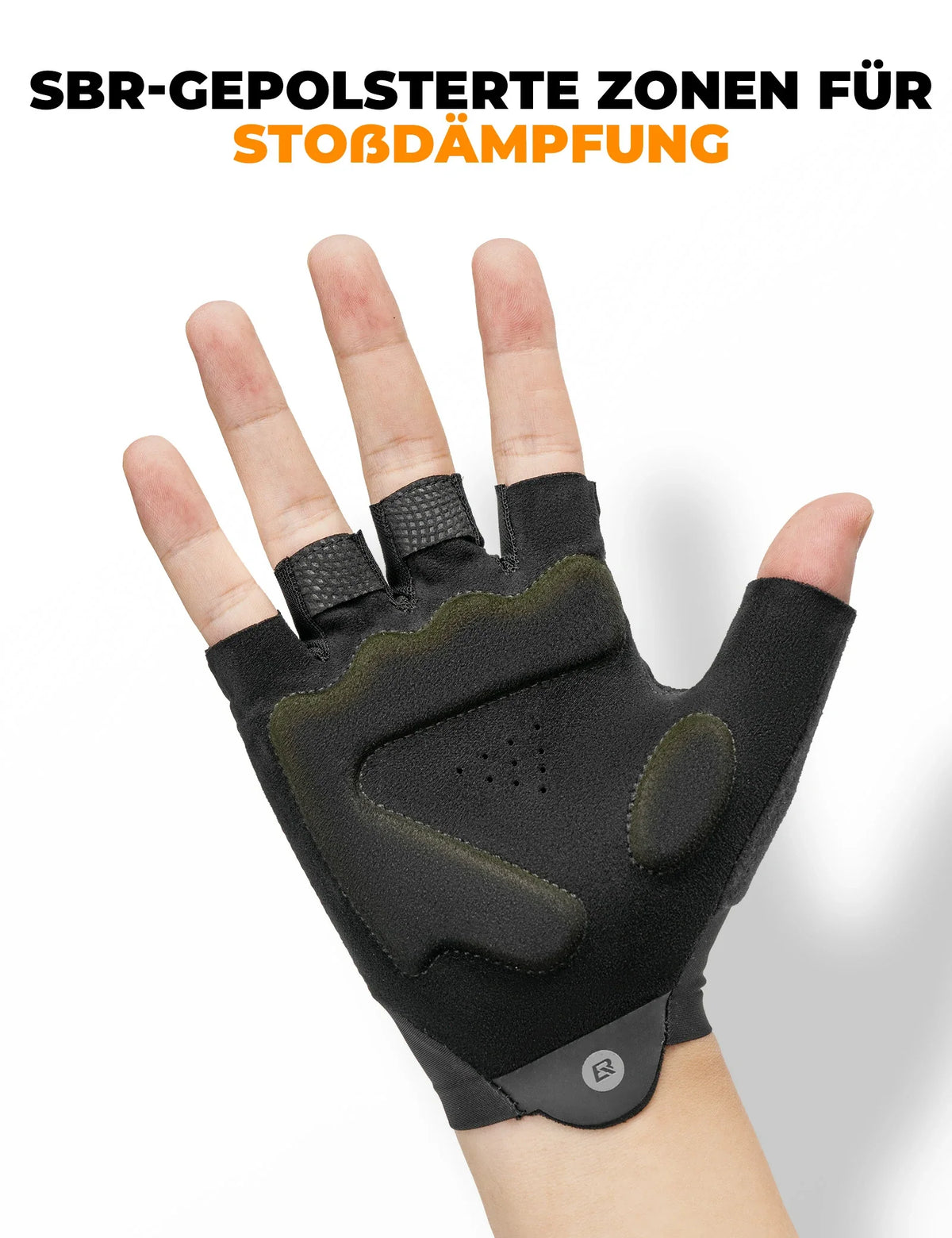 ROCKBROS Fietshandschoenen Zomer Vingerloos, antislip & Ademend, Sporthandschoenen