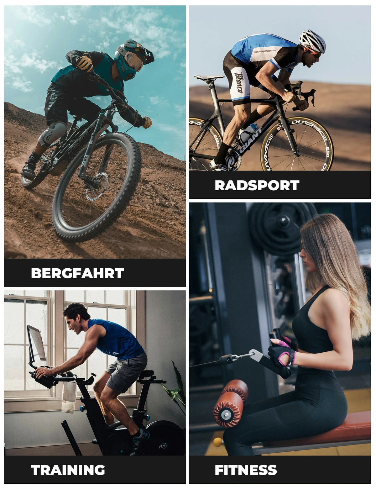 ROCKBROS Fietshandschoenen Zomer Vingerloos, antislip & Ademend, Sporthandschoenen